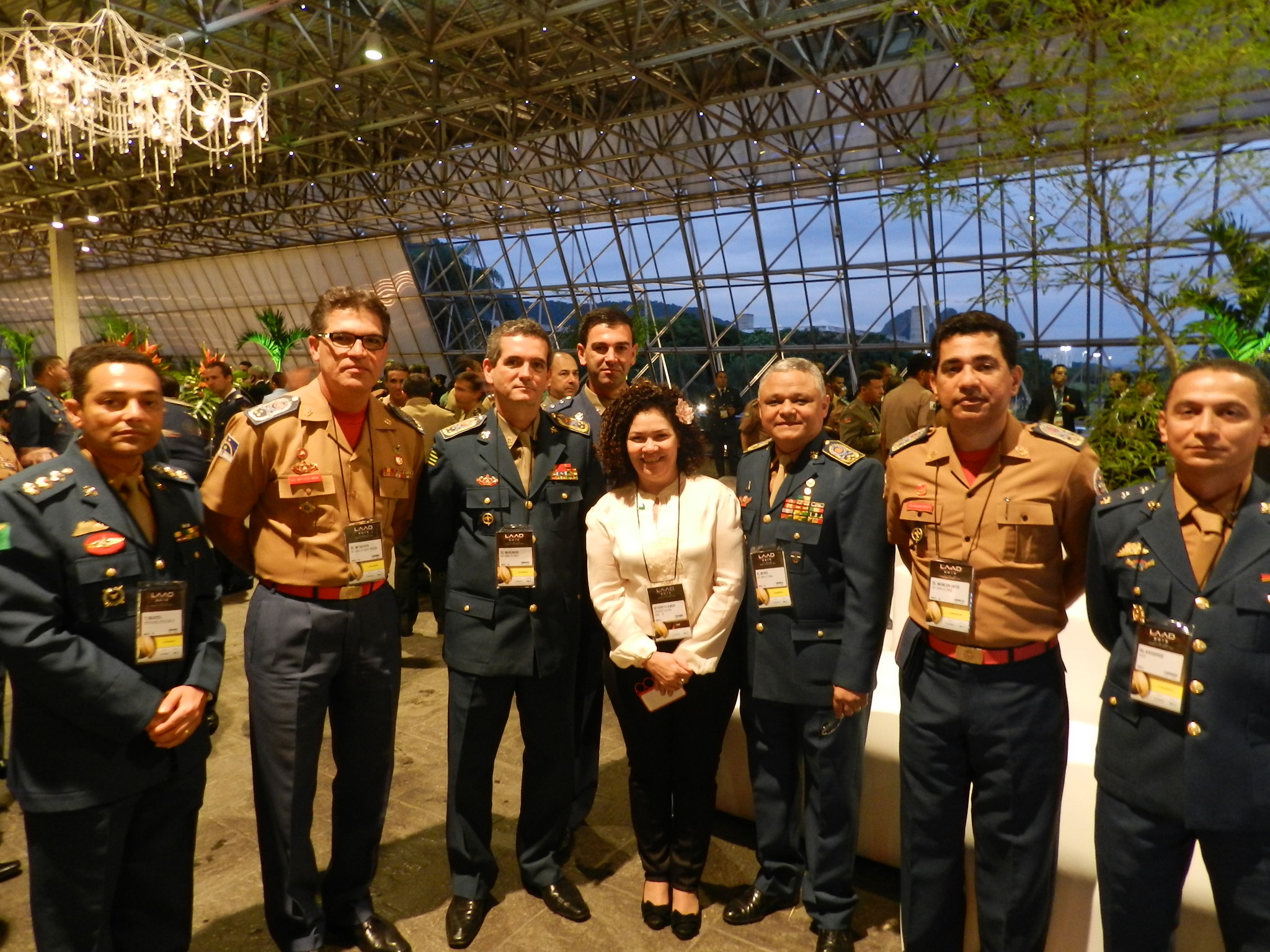 Perpétua com representantes de todo o país do Corpo de Bombeiros