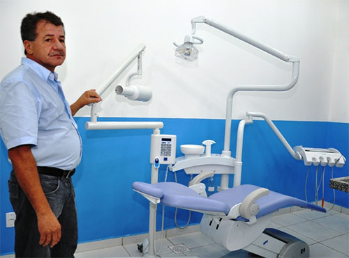 O posto inaugurado por Vagner Sales conta com quatro gabinetes odontológicos