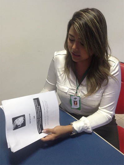 A presidente da CT, Gabriela Câmara