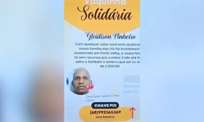 Parentes de acreano morto em RO organizam vaquinha para translado